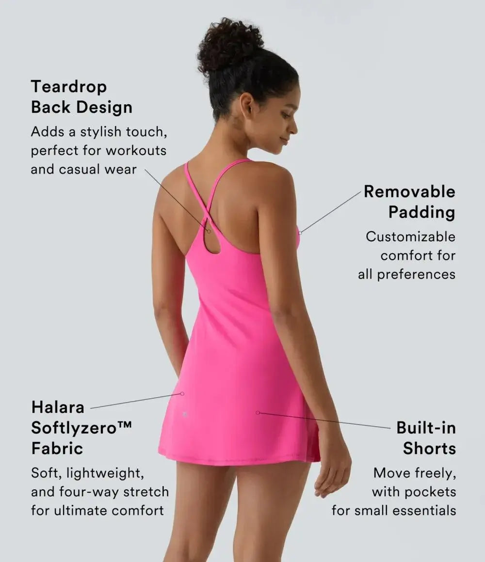 😍Promotion Day💥Backless Sleeveless Dresses With Pockets💝