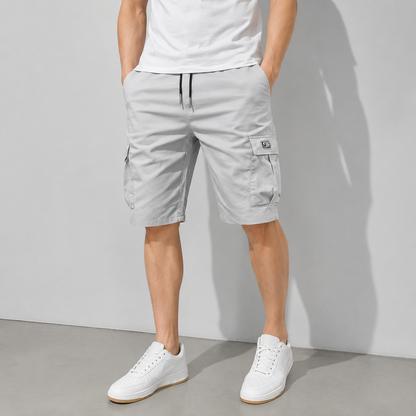 【LAST DAY SALE】 Men's Pockets Drawstring Cargo Shorts.