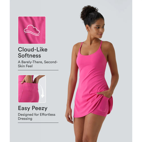 🔥【Must‑Have Pick】Plush Backless Active Dress - Easy Peezy