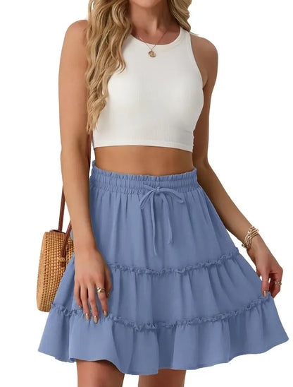 💖Women's Bohemian Style Midi Skirt