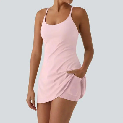 😍Promotion Day💥Backless Sleeveless Dresses With Pockets💝