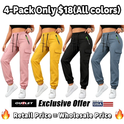 Women's Multi-Pocket Cargo Pants