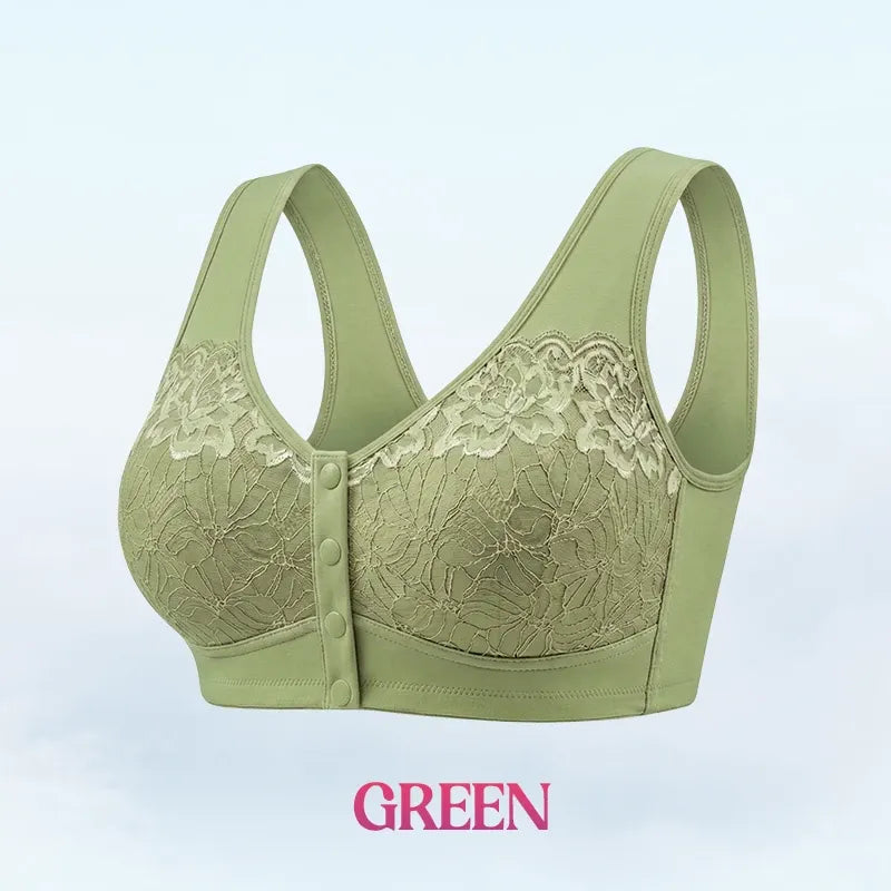 💥Last Day🔥Front Closure Breathable Cotton Lifting Bra for Seniors