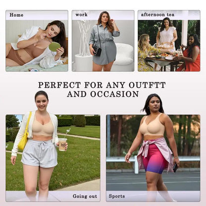 Women's Jelly Bra, Wireless Full-Coverage Everyday Bra