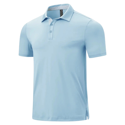 💝💝Men's Classic Polo Shirts Contrast Collar Short Sleeve Casual Solid Stylish and Printed Polo