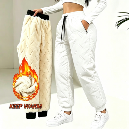 Women’s Winter Fleece-Lined Thick Casual Pants