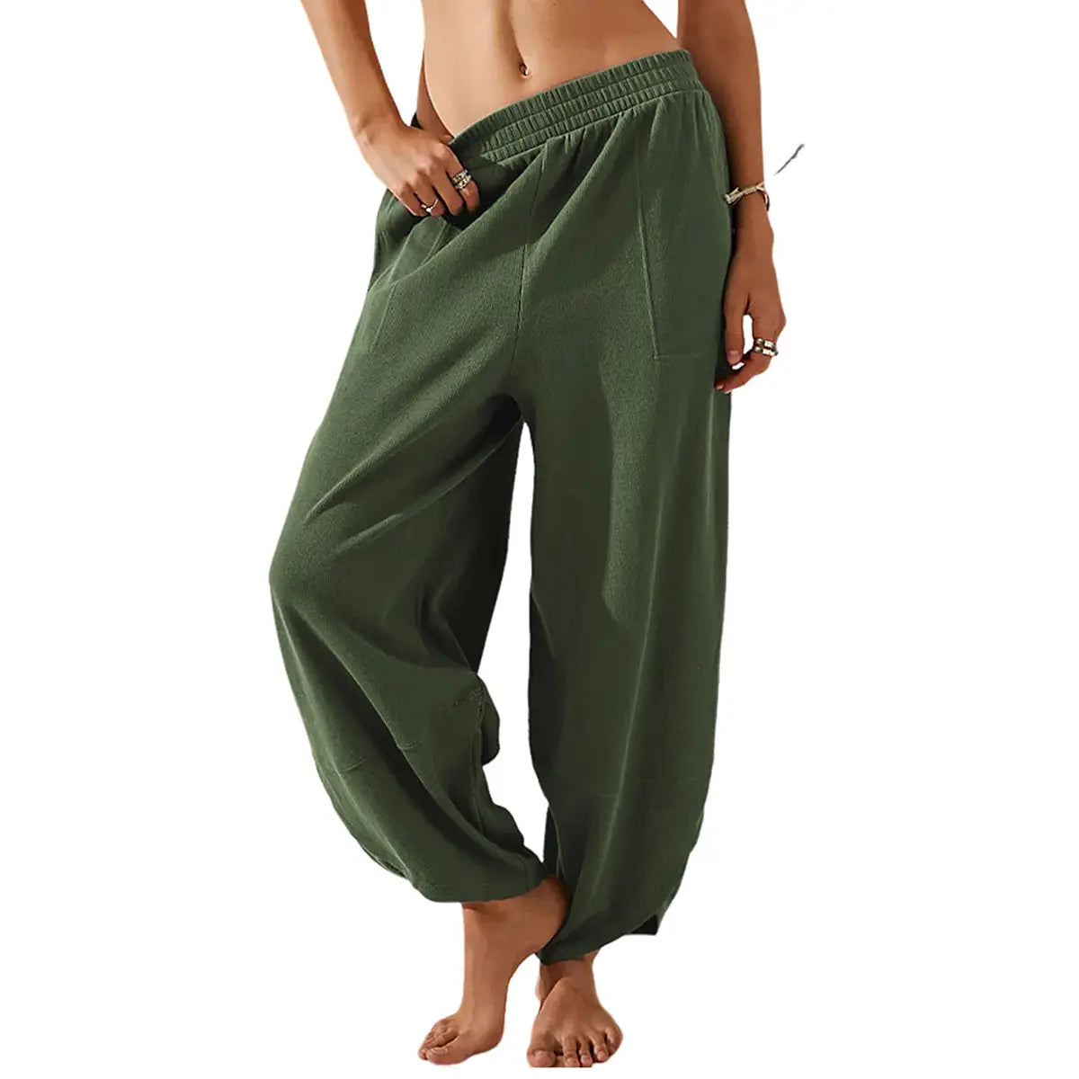 [LAST DAY SALE]Women's Solid Straight Leg Corduroy Bottoms