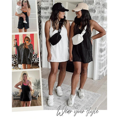 Flash Sale🔥Lounge Dress with Built-In Shorts & Pockets