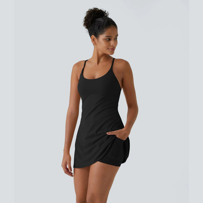 🔥【Must‑Have Pick】Plush Backless Active Dress - Easy Peezy