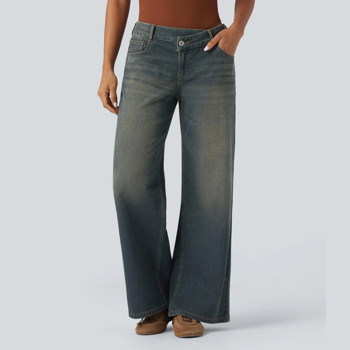 🔥Last day promotion-Comfort Stretch Baggy Casual Jeans