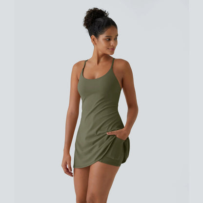 🔥【Must‑Have Pick】Plush Backless Active Dress - Easy Peezy