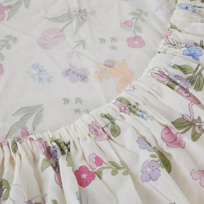 Kid's Bedding Sheet Set-Flowers Animal