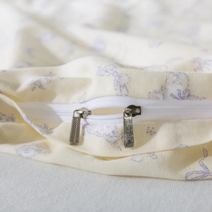 Duvet Cover Set-Lavender Blossom Cream