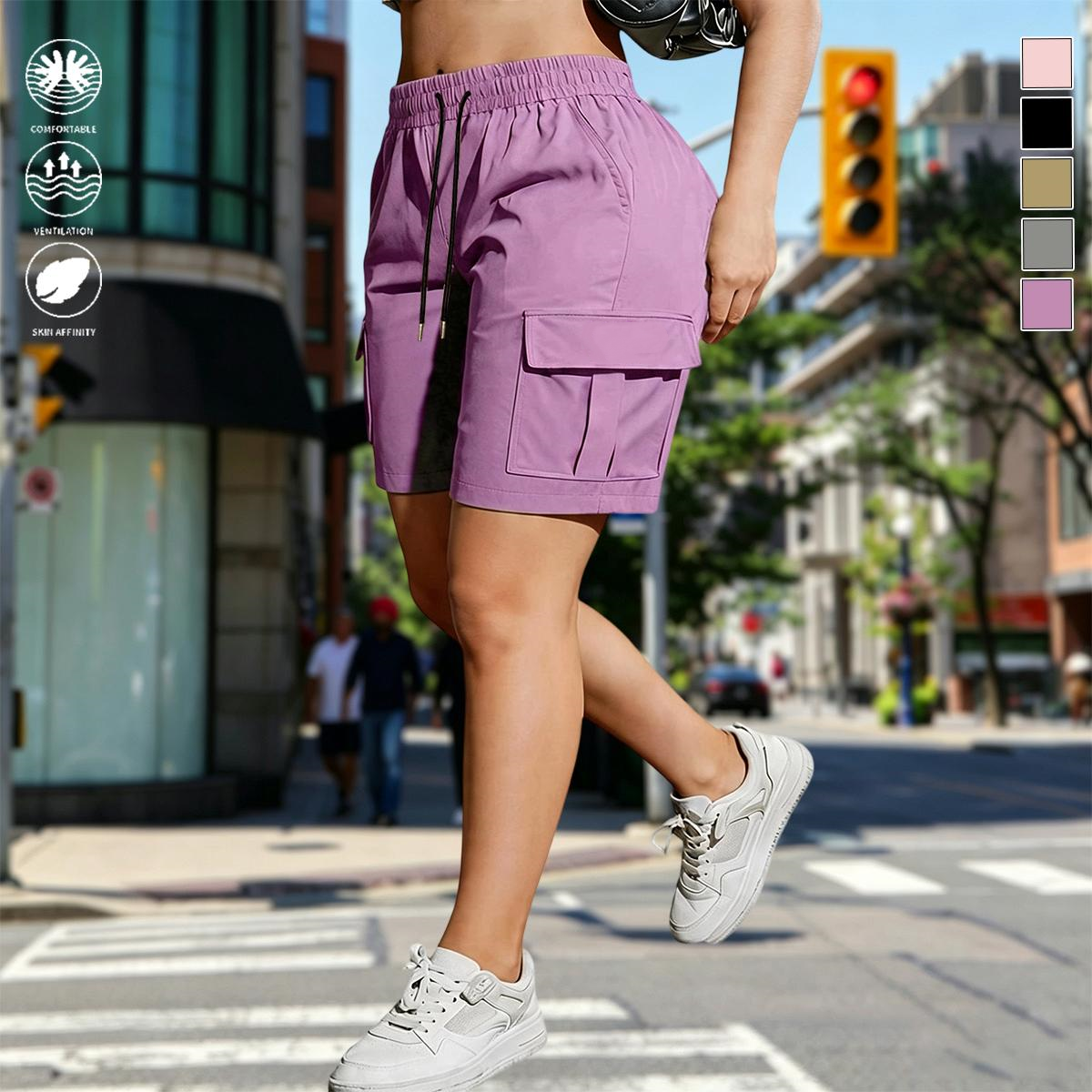 【End of Summer Sale】Women’s outdoor cargo shorts—multi-pocket design