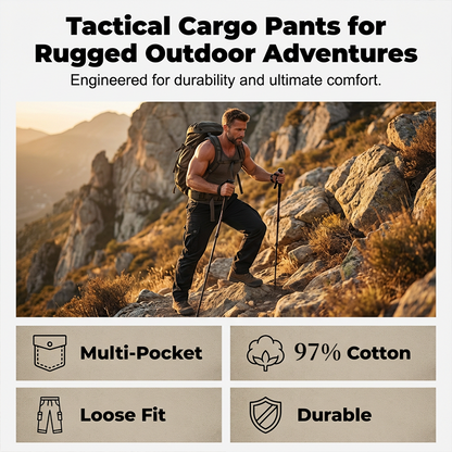 Men's Cotton Cargo Tactical Pants