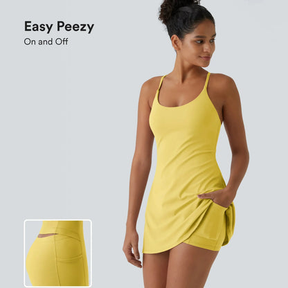 🔥Last day promotion✨Plush Backless Active Dress-Easy Peezy Edition